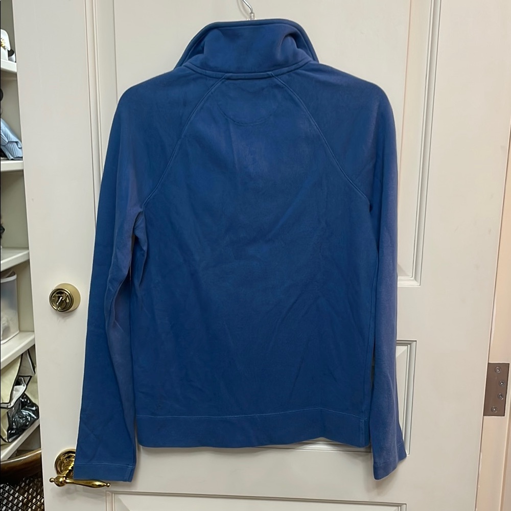 Blue Quarter-Zip Pullover - image 4